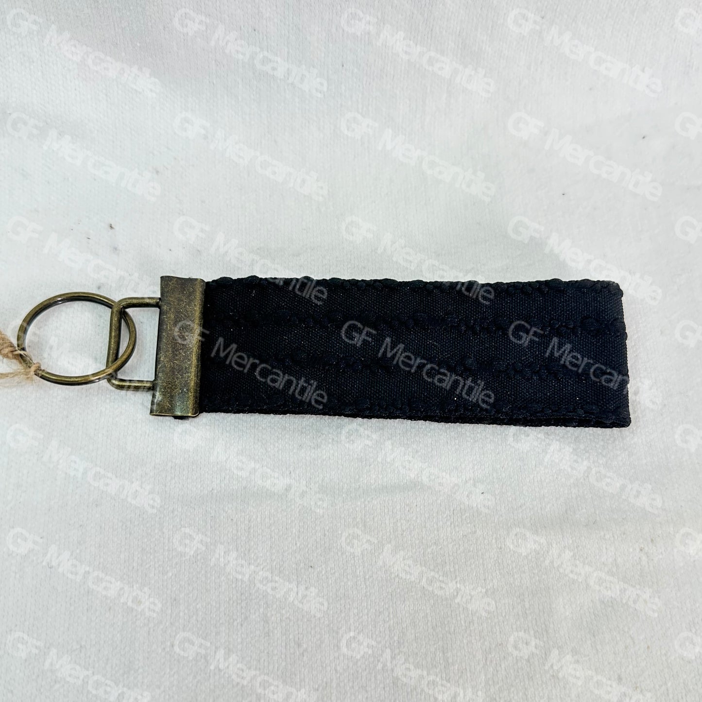 Black Woven Keychain
