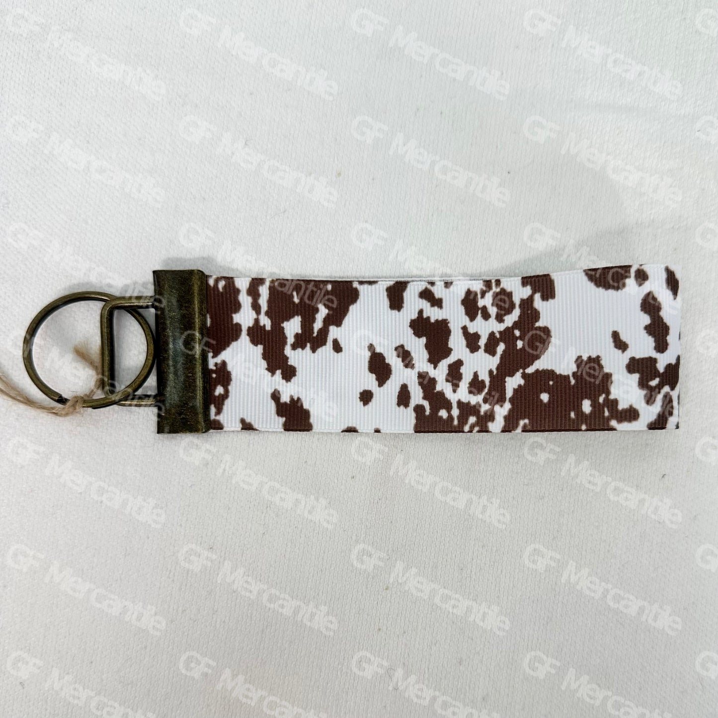 Cowprint Keychain