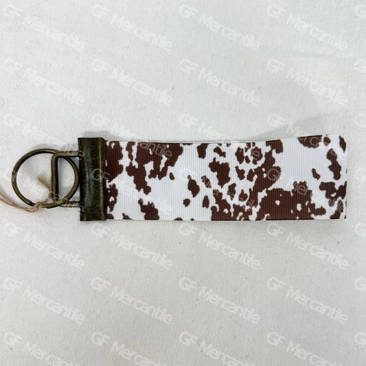 Cowprint Keychain